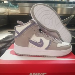 🏋️‍♂️SOLD🏋️‍♂️Nike Wmns Dunk Hi Up Iron Prpl Sz 10